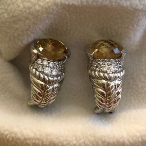 Judith Ripka Citrine Earrings